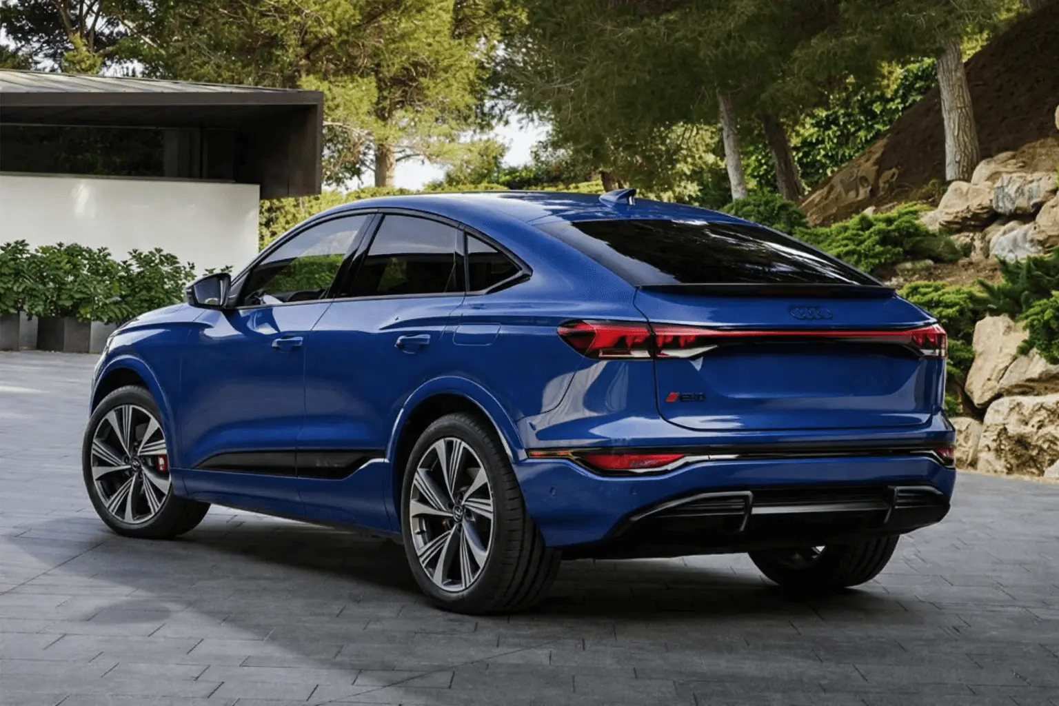 2024 Audi SQ6 e-tron rear view